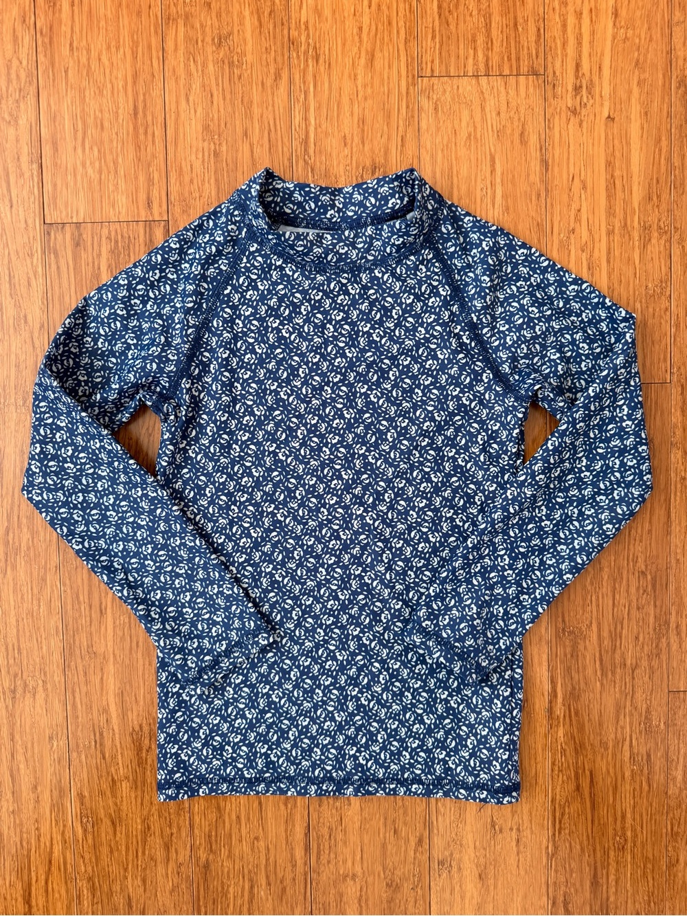 Petit Bateau Girls Long Sleeve Rash Guard Swim Top – Fits 4–5Y
